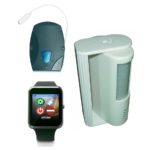 Alarmsensor oproepsysteem met 1 smartwatch POCSAG pager