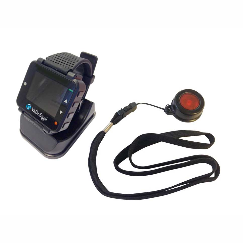 Persoonlijk-hulp-oproepsysteem-met-horloge.jpg Persoonlijk Hulp oproepsysteem met horloge en noodknop - Afbeelding 1