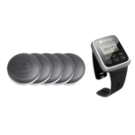 Service oproepsysteem premium 1 knops – 5 knoppen + 1 horloge