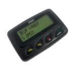 Alpha Pager Schuin Tril , Licht En Of Geluidssignaal Deur Kamer 5 Open