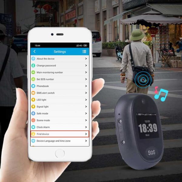 GPS Persoonlijke Locatietracker Met SOS Knop