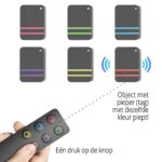 Draadloze Objectzoeker 6 Objecten Kleurcode