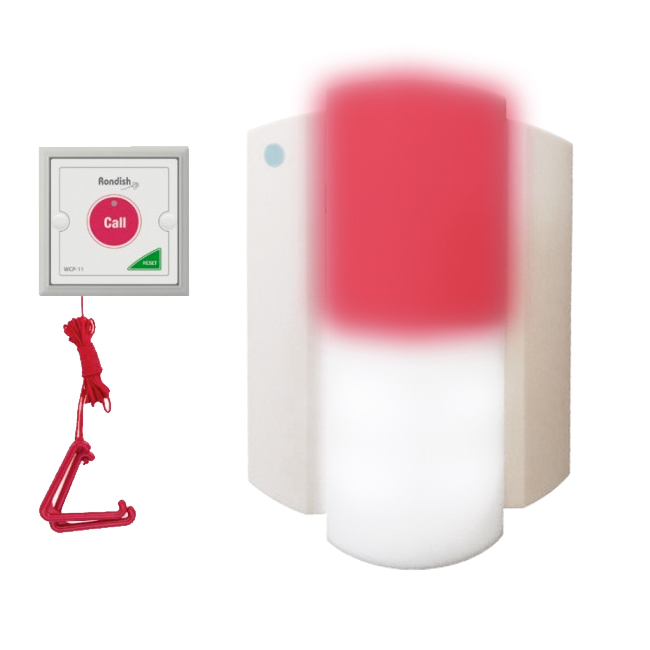 Waterdicht Alarmzender Met Trekkoord En Draadloze Ontvanger Waterdicht Alarmzender Met Trekkoord En Draadloze Ontvanger